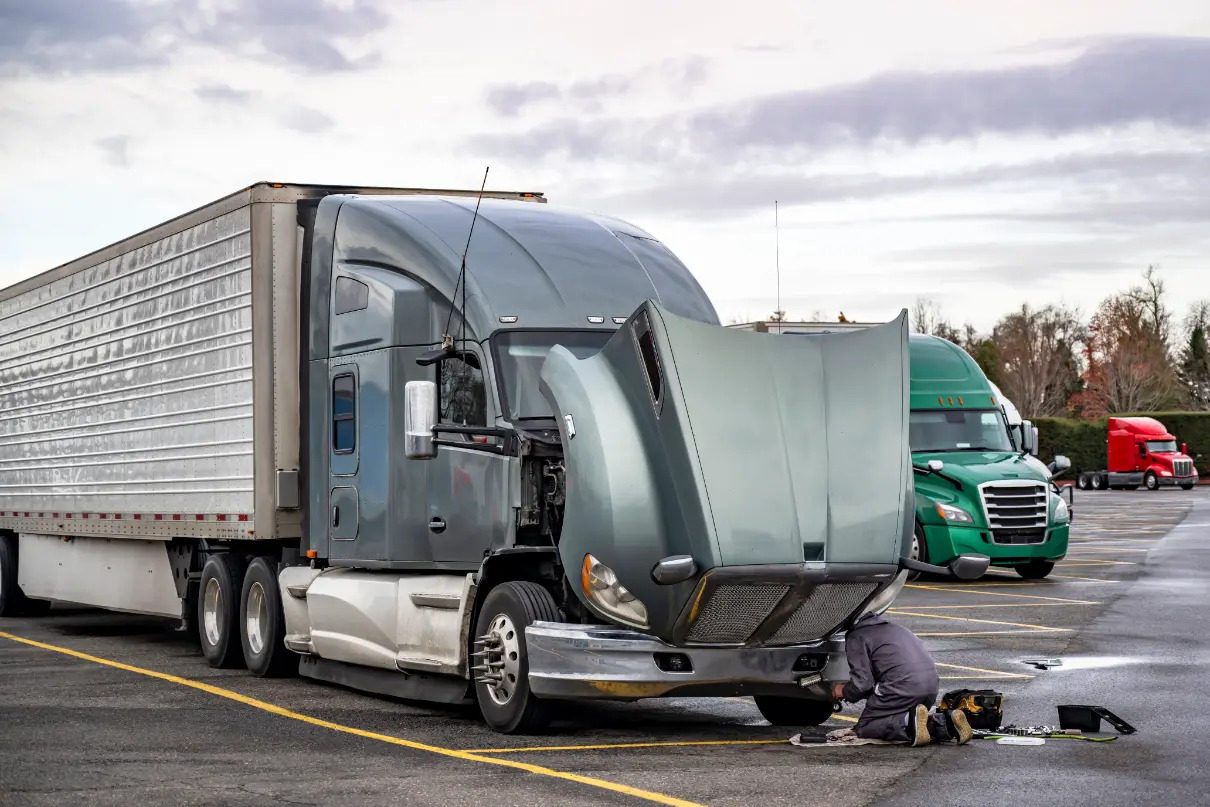 Broken truck